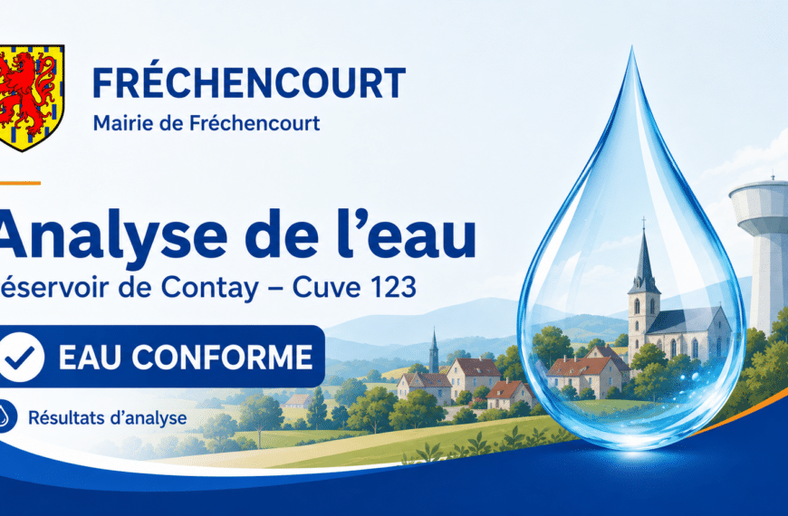 Qualité de l’eau – Information aux habitants