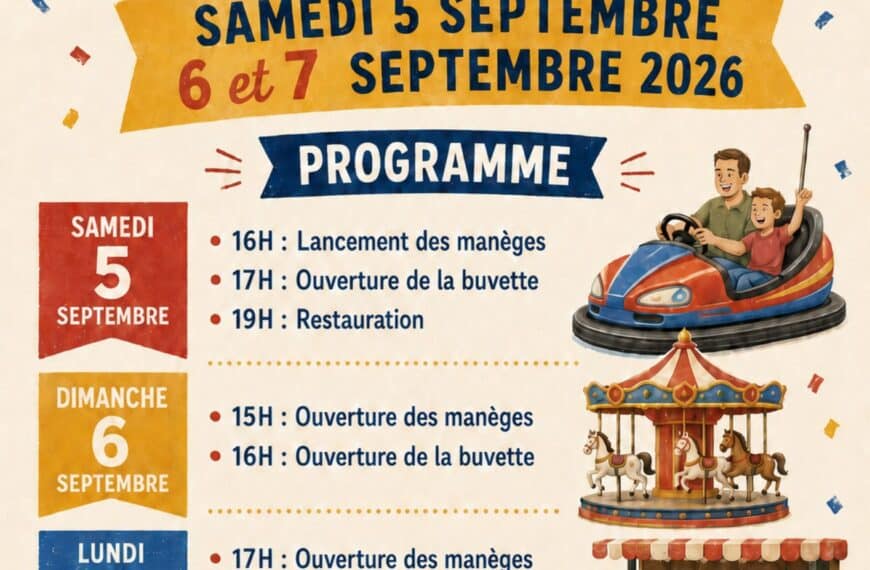 Fête de Fréchencourt – 5, 6 et 7 septembre 2026